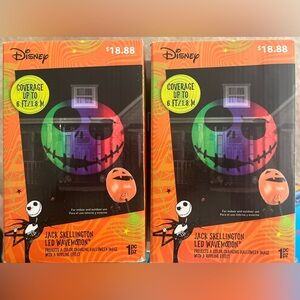 Set of 2 Jack Skellington LED Wavemotion Lights NEW in box!